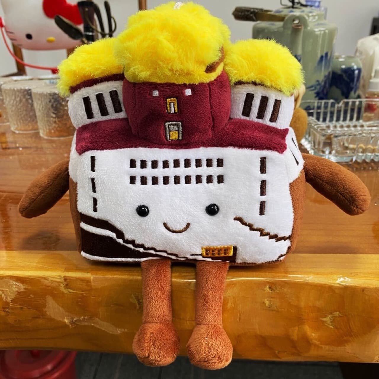 Custom landmark building shaped plush toy