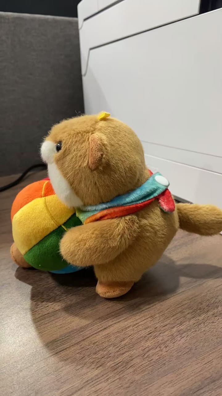 Soft hamster stuffed animal plush toy