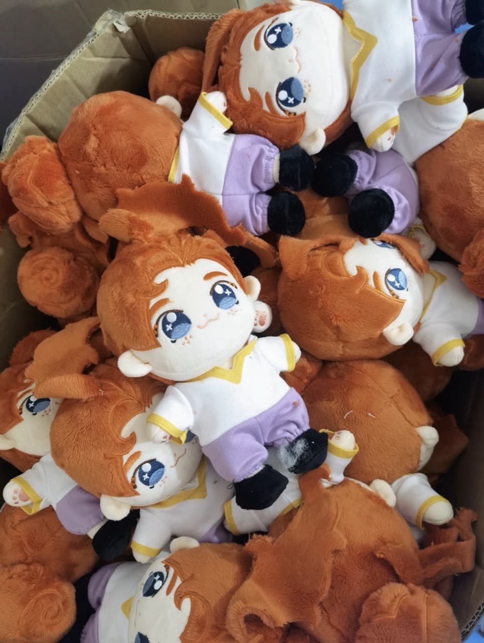 Custom idol cotton dolls in bulk production
