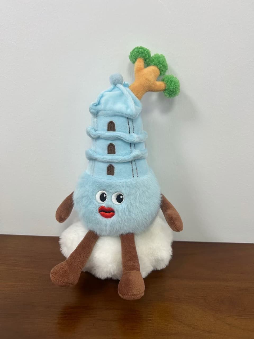 Novelty lighthouse shaped plush toy