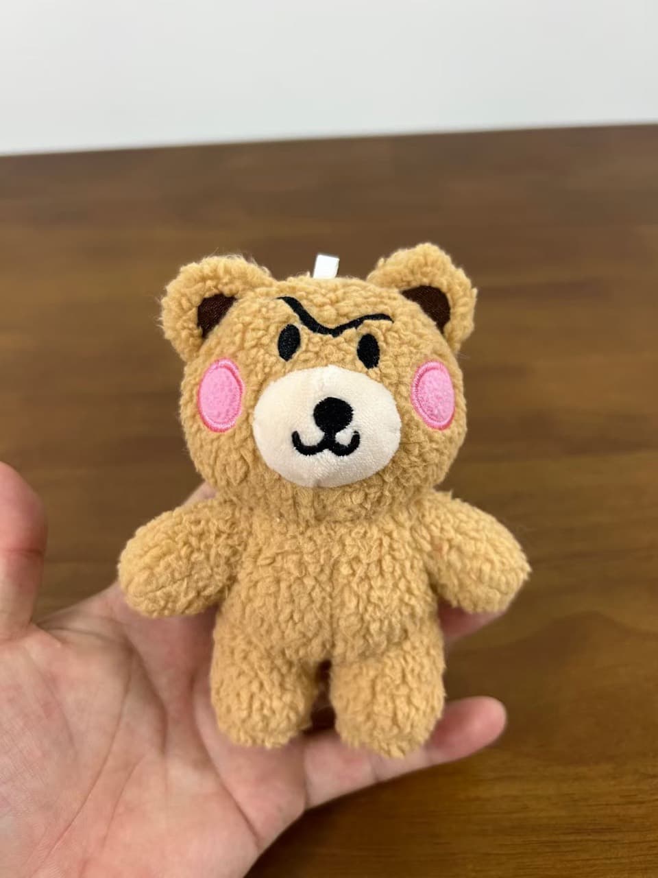 Custom teddy bear plush keychain bag charm